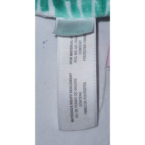 Bright Starts Gray Elephant Security Baby Blanket Lovey Green 13.5" x 13.5" - Picture 7 of 8